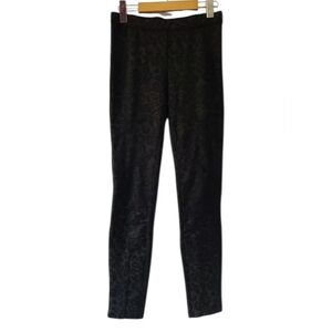 Free People Leopard Print High Waist Leggings XS Grunge Moto Style